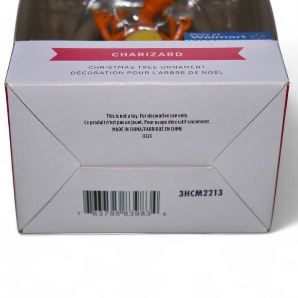 Hallmark 2023 Pokemon Charizard Ornament Walmart Exclusive Pokémon Ornament NEW - Picture 10 of 10